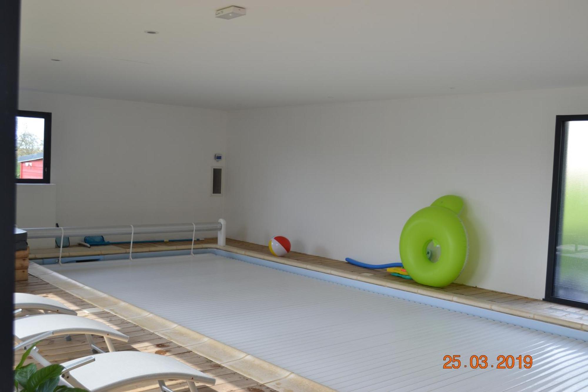 Piscine Interieure Privee Chauffee Toute L Annee Et Spa St Martin Saint-Martin-l'Hortier Dış mekan fotoğraf